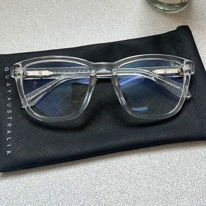 Quay Blue Light clear glasses